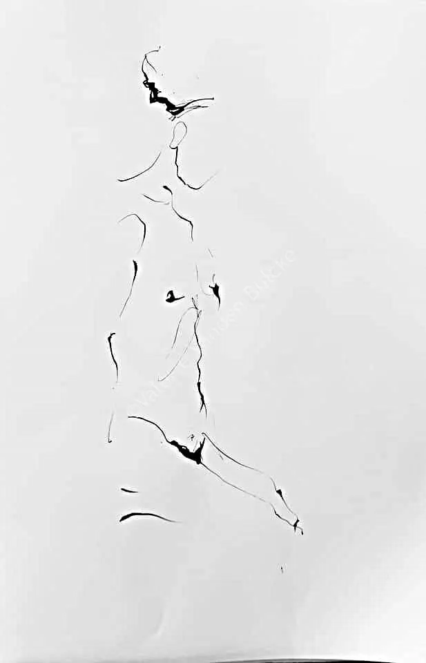 Dessin · plume et encre de Chine, 40 × 50 cm